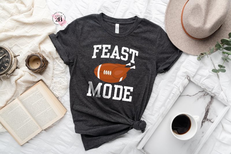 Thanksgiving Football Shirt, Feast Mode
