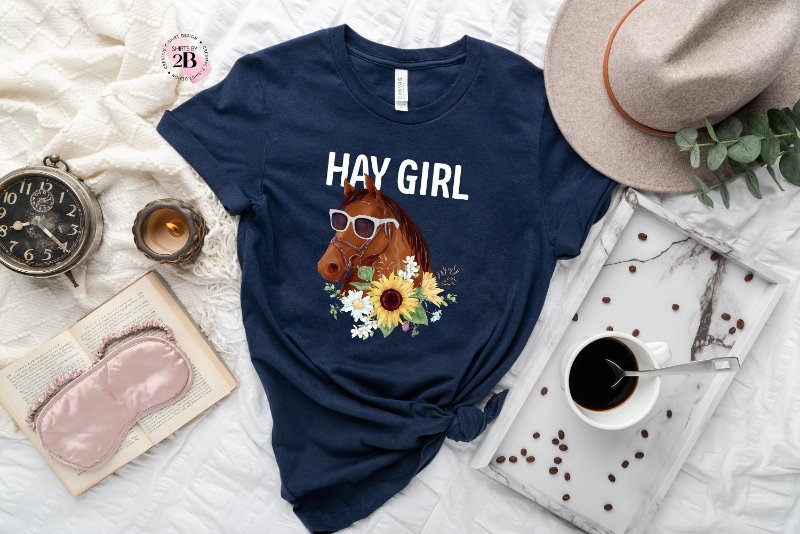 Funny Horse Shirt, Hay Girl