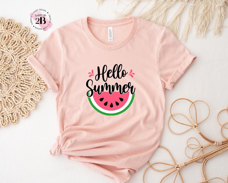 Summer Watermelon Shirt, Hello Summer