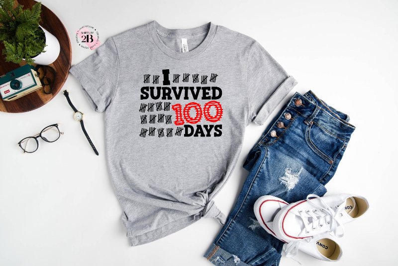 Back To School Shirt, I Survived 100 Days