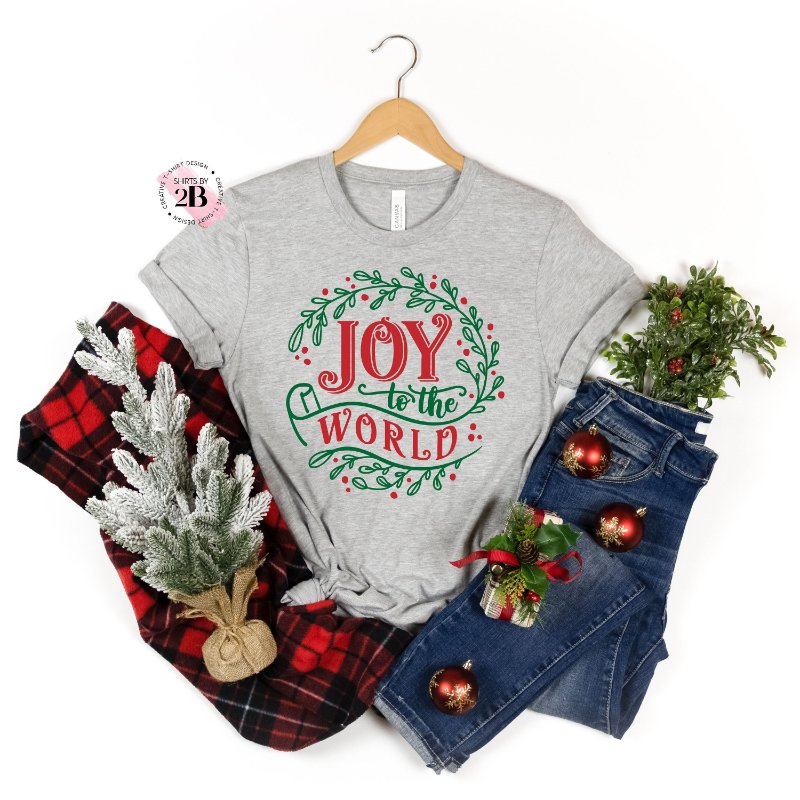 Funny Christmas Shirt, Joy To The World