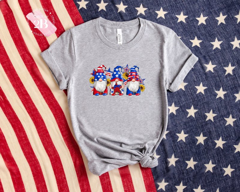 Patriotic Gnome Shirt, American Flag Gnome 4th Of July