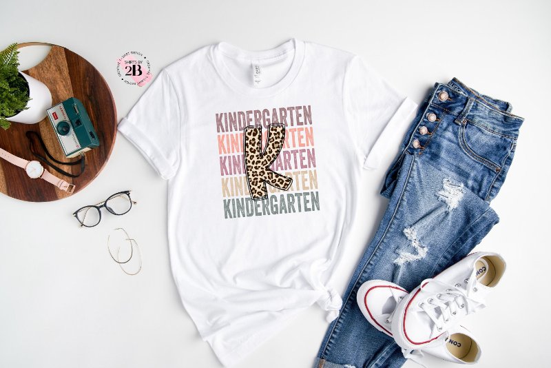 Kindergarten Shirt, Kindergarten Leopard