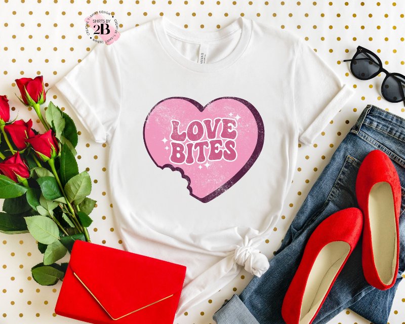 Funny Valentine Shirt, Love Bites