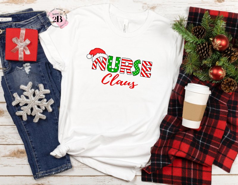 Nurse Santa Hat Shirt, Nurse Claus