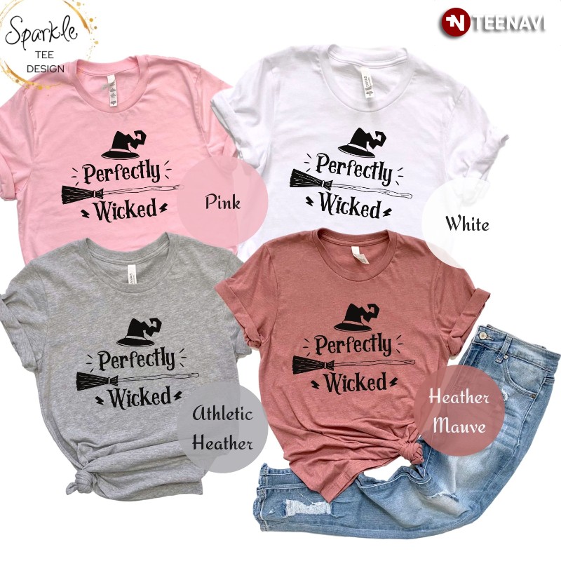 Perfectly Wicked Halloween Witchy T-Shirt