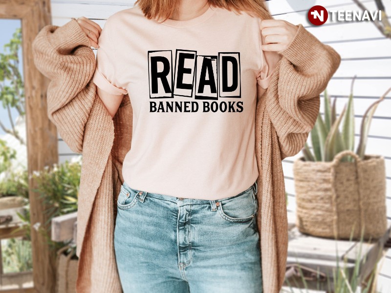 Book Nerd Shirt, Read Banned Books