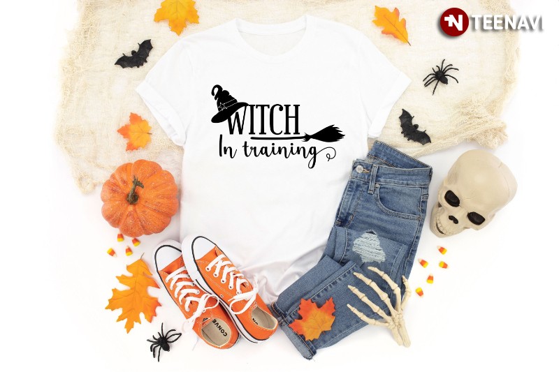 Spooky Halloween Shirt, Witch In Training