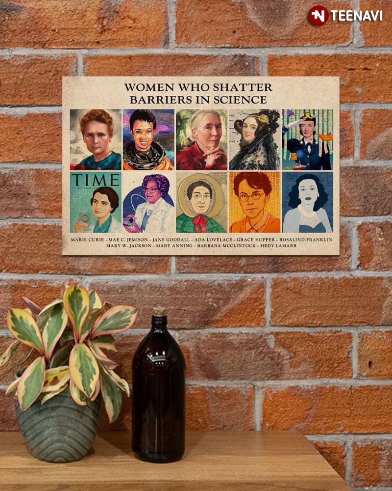 Feminists Poster, Women Who Shatter Barriers In Science