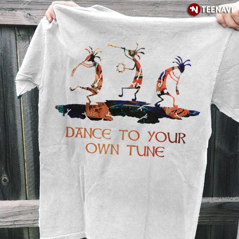 Native American Dance Shirt, Dance To Your Own Tune
