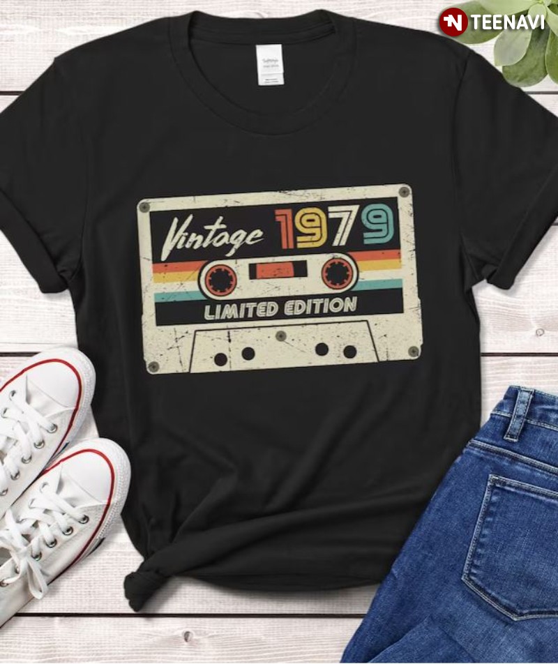 Birthday Gift Shirt, Vintage 1979 Limited Edition