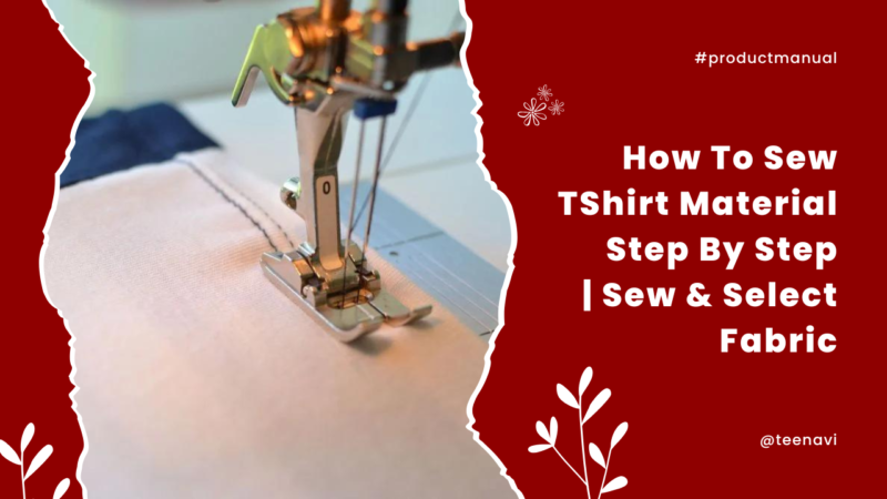 how to sew t-shirt material