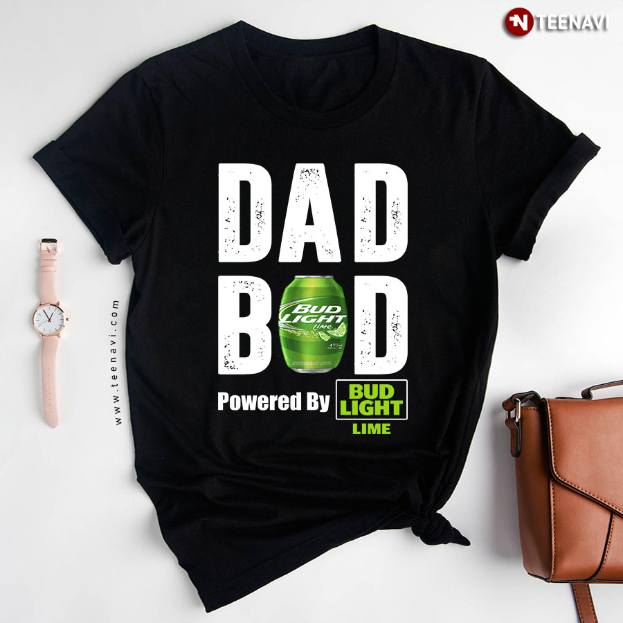 Dad Bod Powered By Bud Light Lime T-Shirt