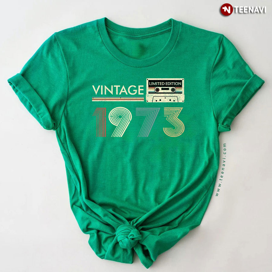 Vintage 1973 Limited Edition Birthday Gift Born in 1973 T-Shirt