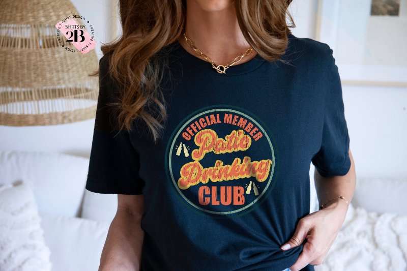 Day Drinking Shirt, Official Member Patio Drinking Club