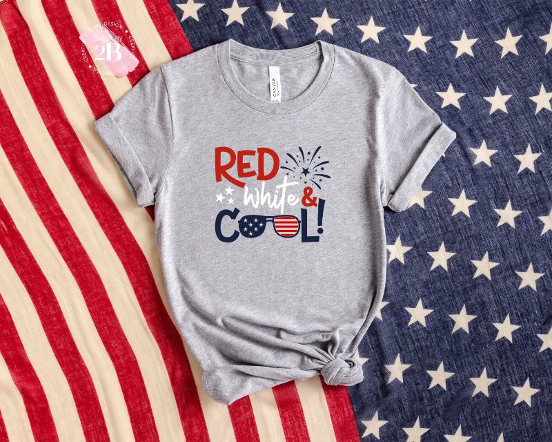Independence Day Shirt, Red White & Cool