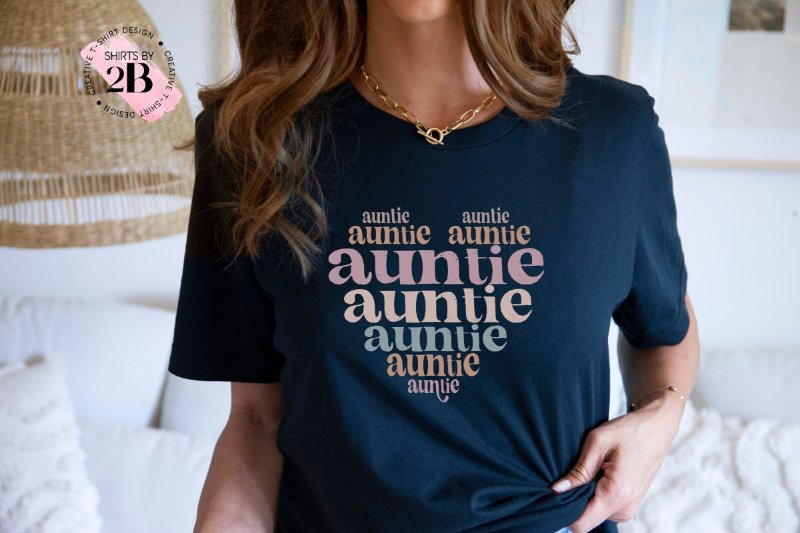 Aunt Life Shirt, Auntie Heart