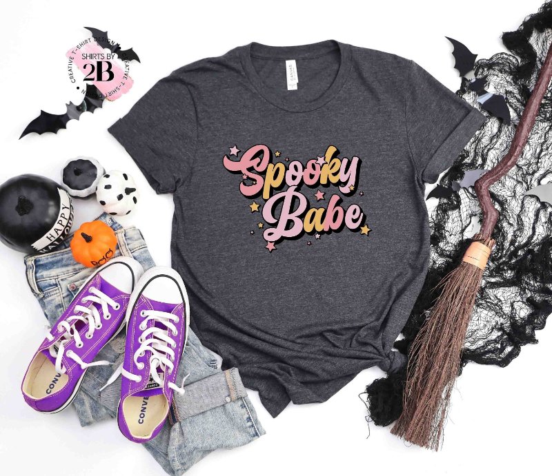 Halloween Shirt, Spooky Babe