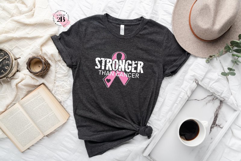 Breast Cancer Warrior Shirt, Stronger Than Cancer