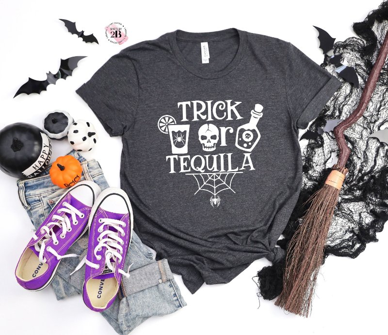 Tequila Halloween Shirt, Trick Or Tequila