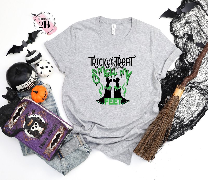 Funny Halloween Party Shirt, Trick Or Treat Smell My Feet