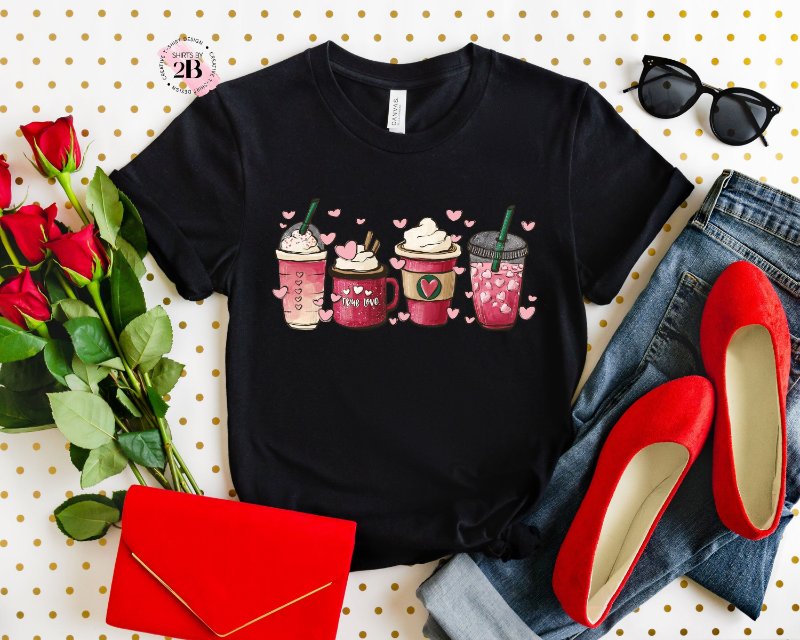 Funny Valentine Shirt, Cute Coffee