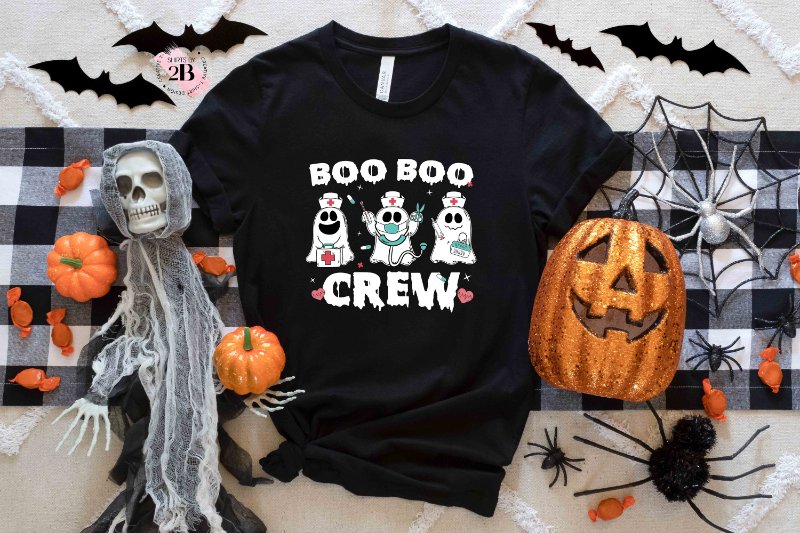 Boo Boo Crew Halloween Nurse Gift T-Shirt