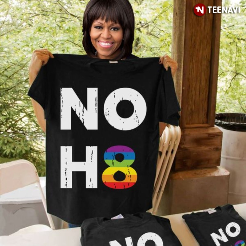 NOH8 Campaign LGBT Pride Shirt, NOH8
