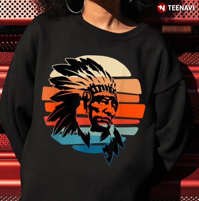 Native Pride Sweatshirt, Vintage Native American