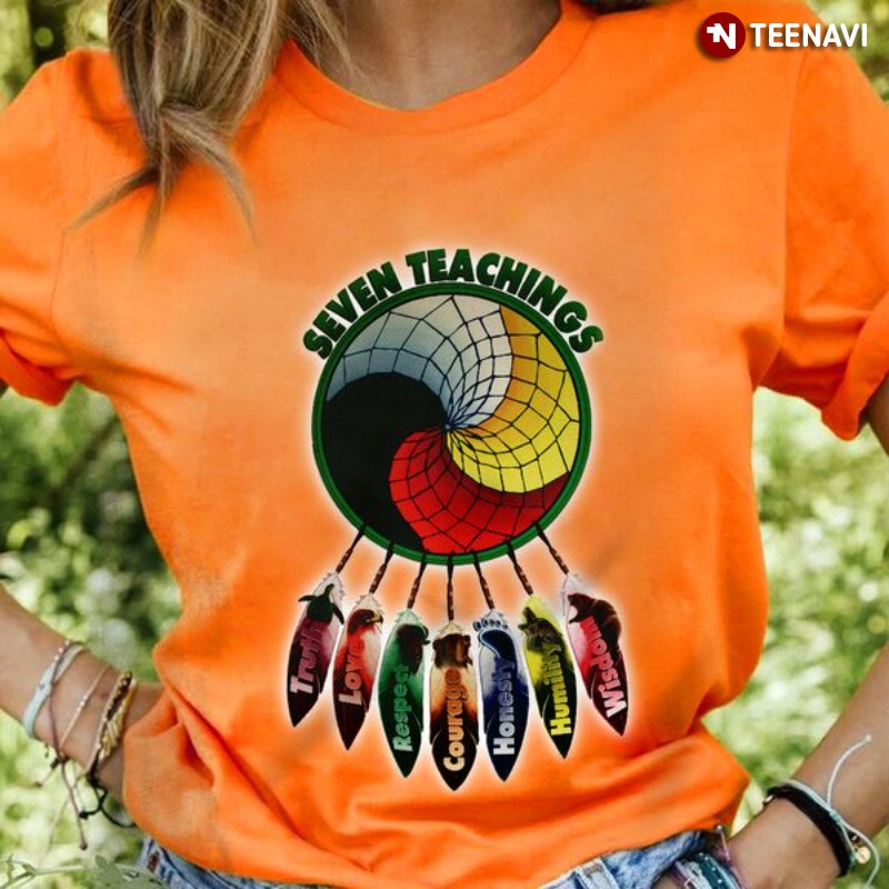 Native American Shirt, Seven Teachings