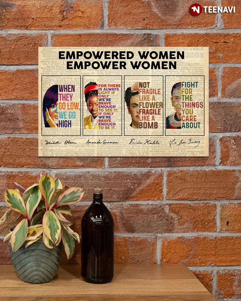Feminists Quotes Poster, Empowered Women Empower Women