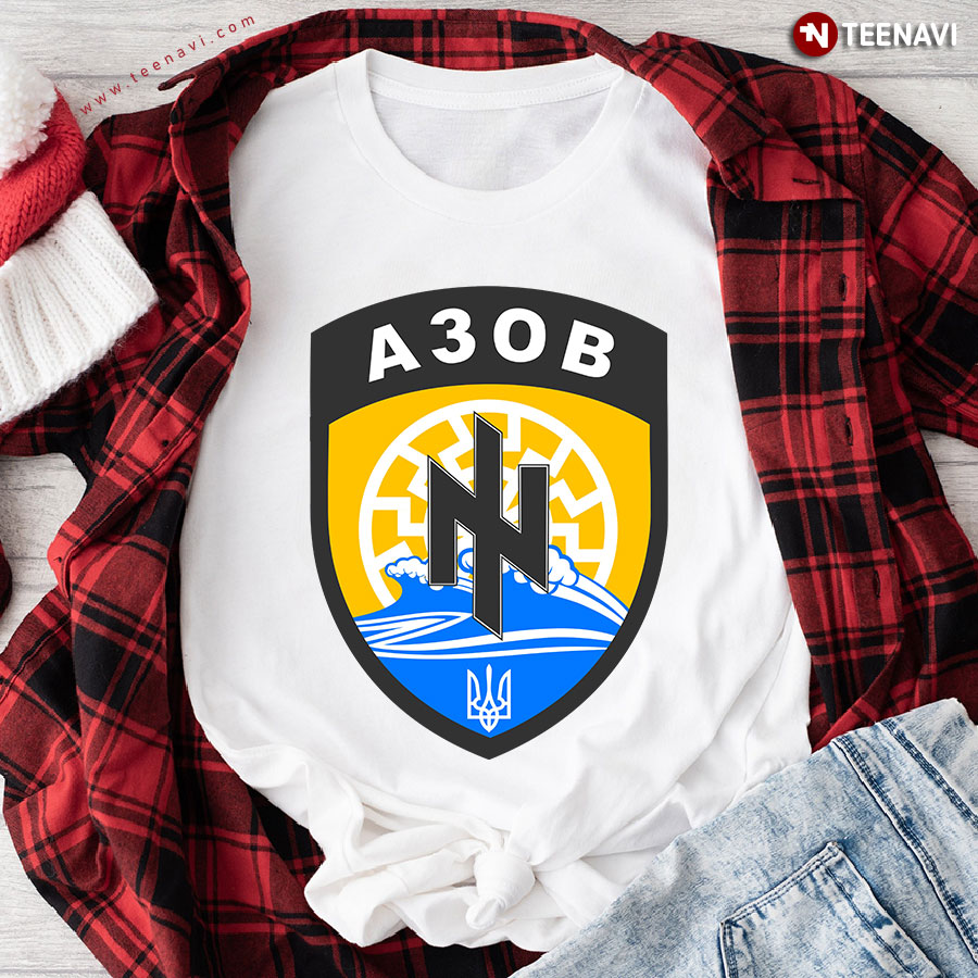 A3OB Azov Regiment Azov Battalion Ukraine T-Shirt