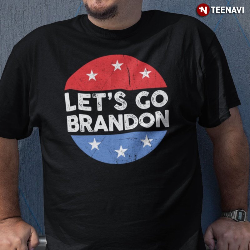 Conservative USA Flag Shirt, Let's Go Brandon