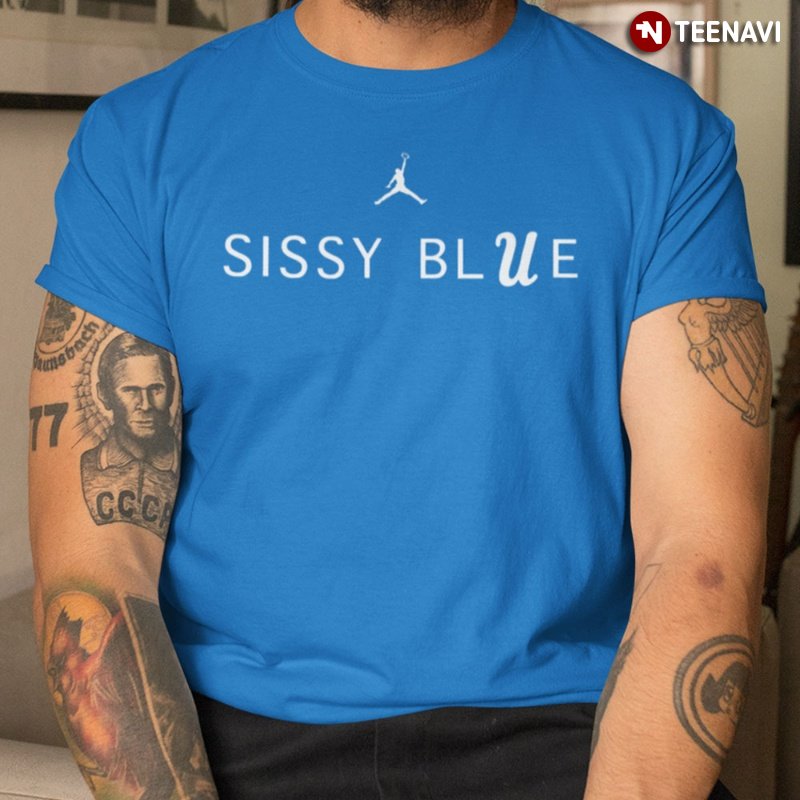 Basketball Lover Shirt, Sissy Blue