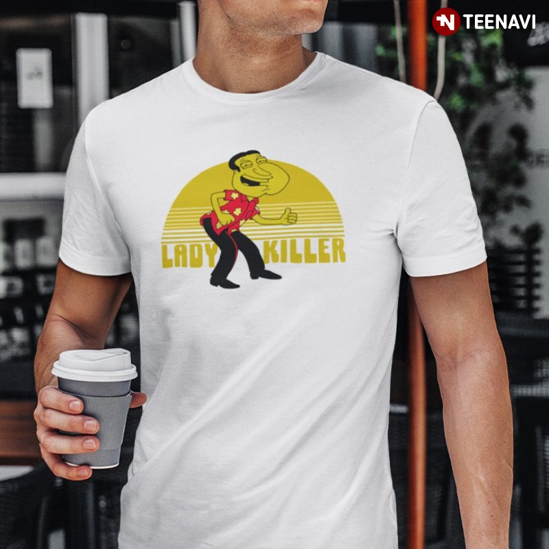 Funny Glenn Quagmire Shirt, Lady Killer