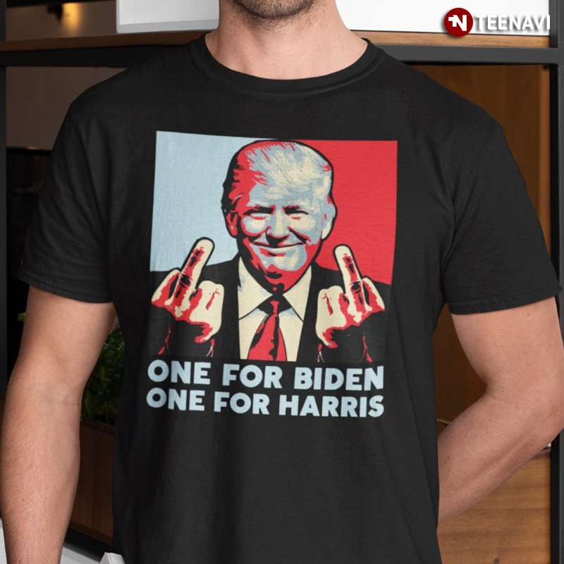 Anti Biden Harris Shirt, One For Biden One For Harris