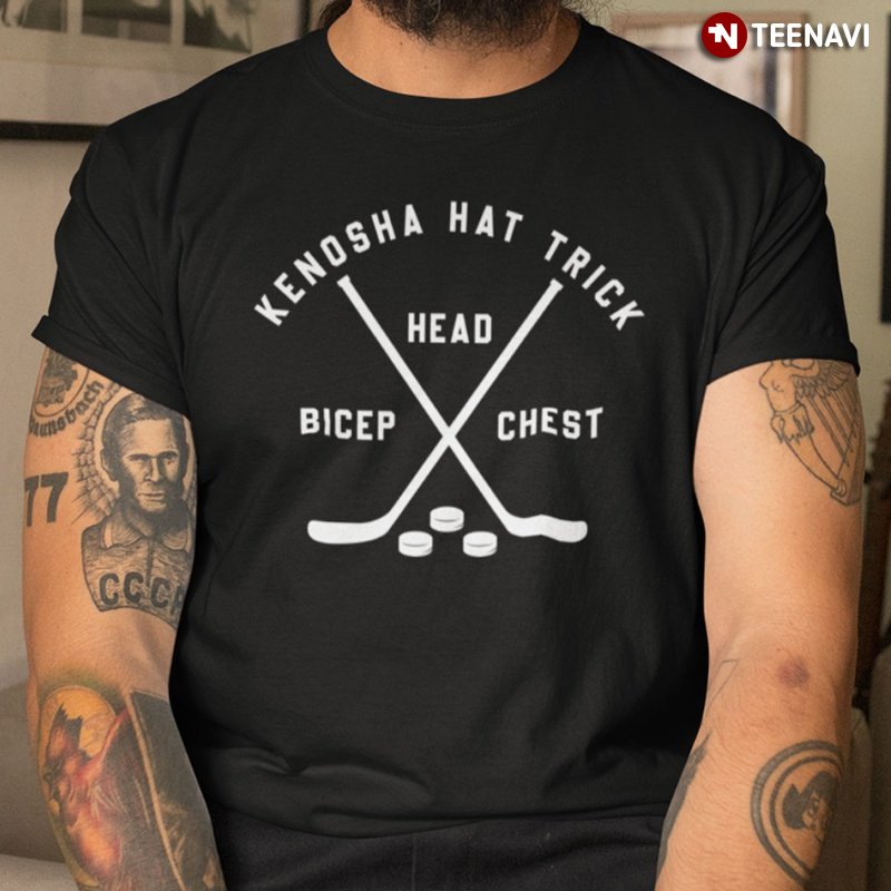 Kenosha Hat Trick Shirt, Kenosha Hat Trick Head Bicep Chest