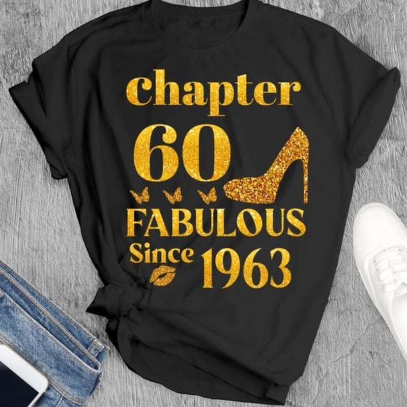 60th Birthday Shirt, Chapter 60 Fabulous Since 1963