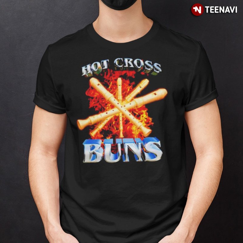 Funny Food Shirt, Hot Cross Buns