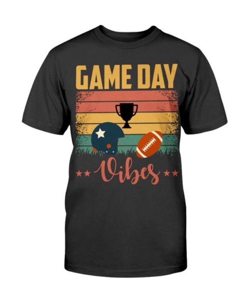 Vintage Football Shirt, Game Day Vibes