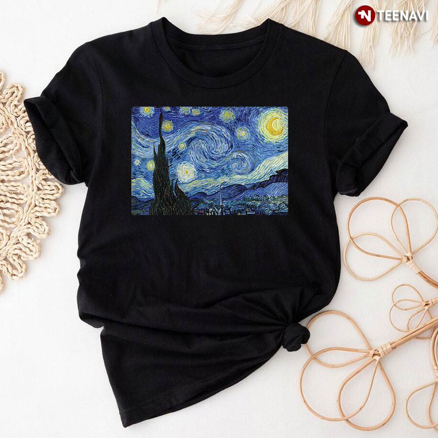 Van Gogh Starry Night Art T-Shirt