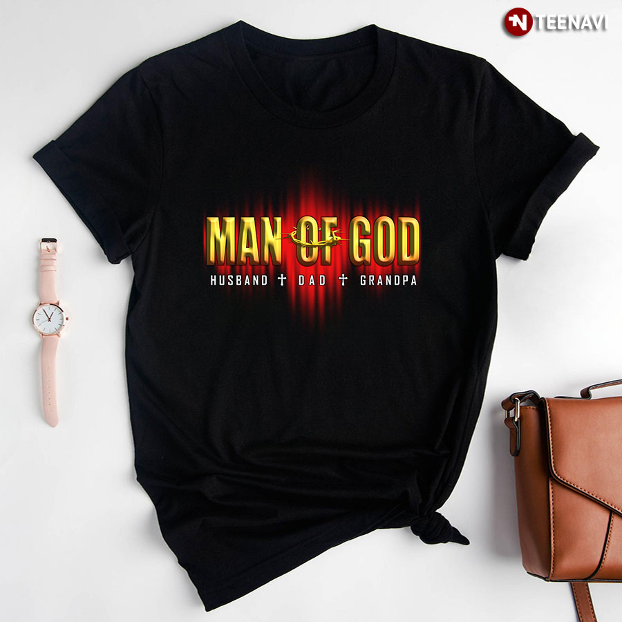Man Of God Husband Dad Grandpa Gifts for Father's Day