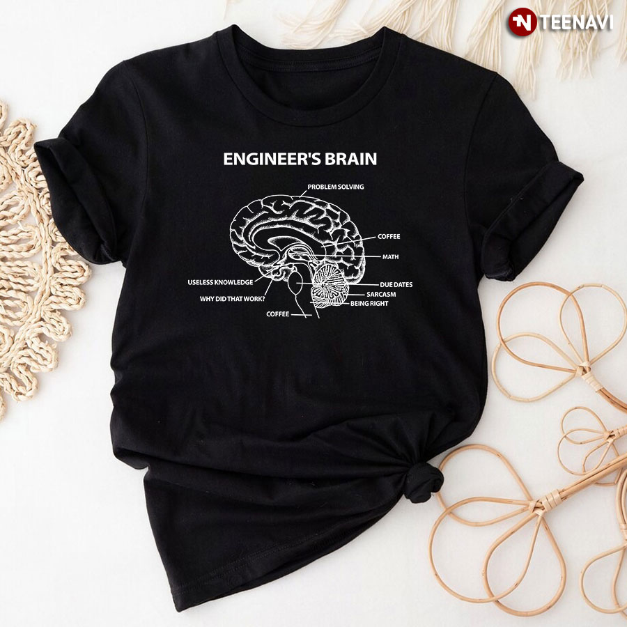 Engineer's Brain Back To School T-Shirt
