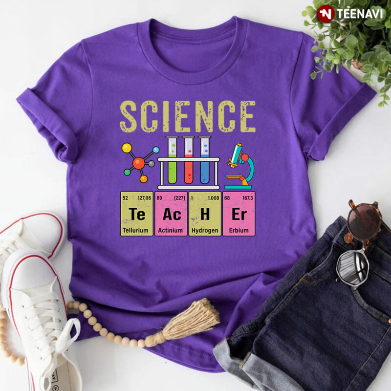 fun science teacher shirts