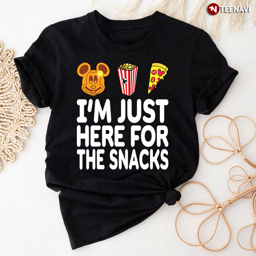 I'm Just Here For The Snacks Disney Teacher T-Shirt