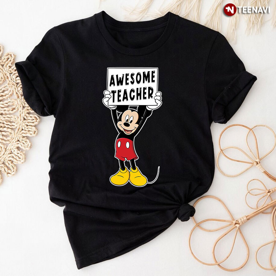 Awesome Teacher Mickey Mouse Disney T-Shirt