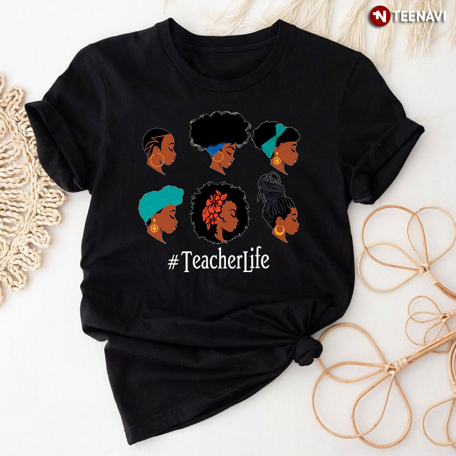 Teacher Life Black Women T-Shirt