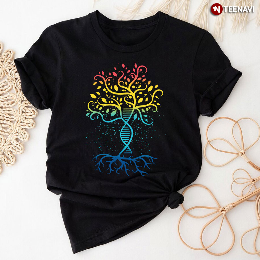 DNA Tree Of Life Science Teacher T-Shirt