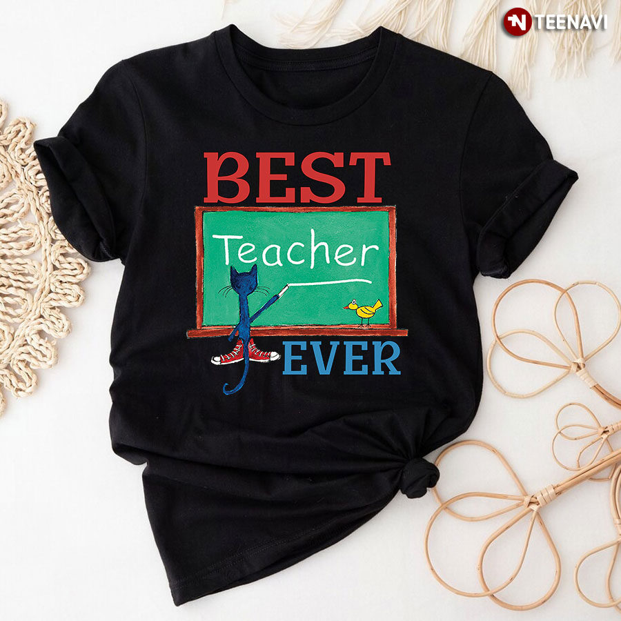Best Teacher Ever Cat T-Shirt