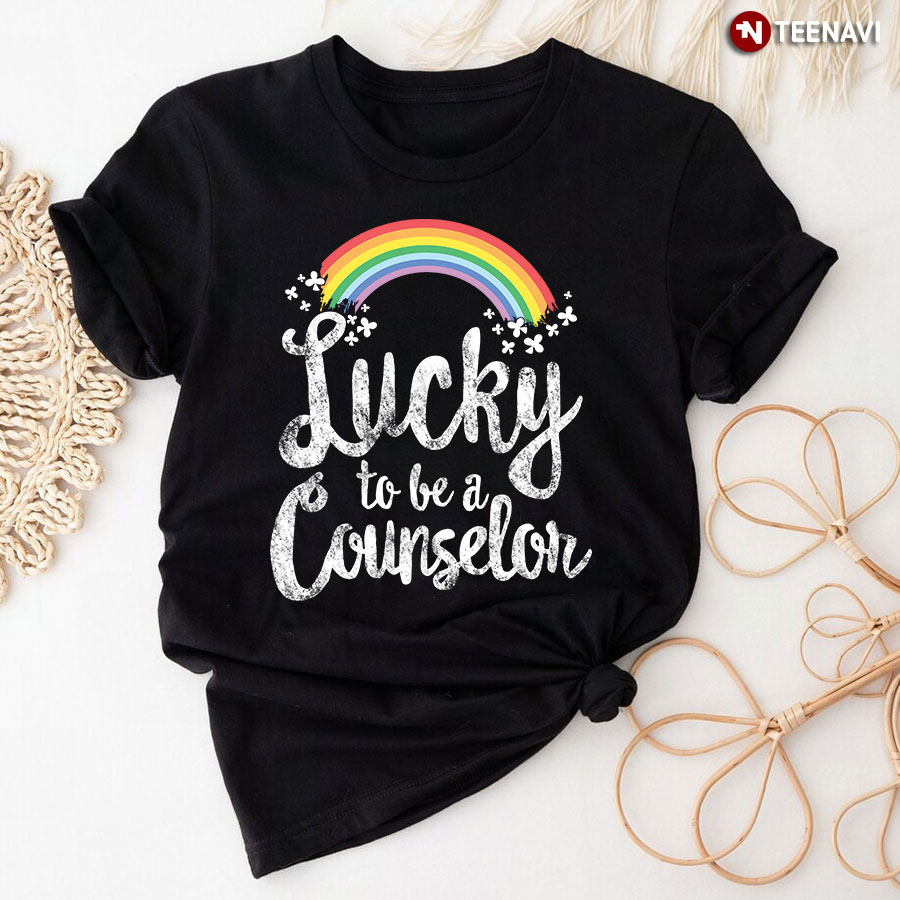 Lucky To Be A Counselor St Patrick's Day T-Shirt